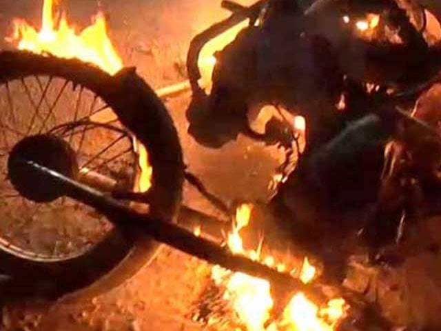 Karachi: The victims of May 9 will have to file a case to get a new motorcycle