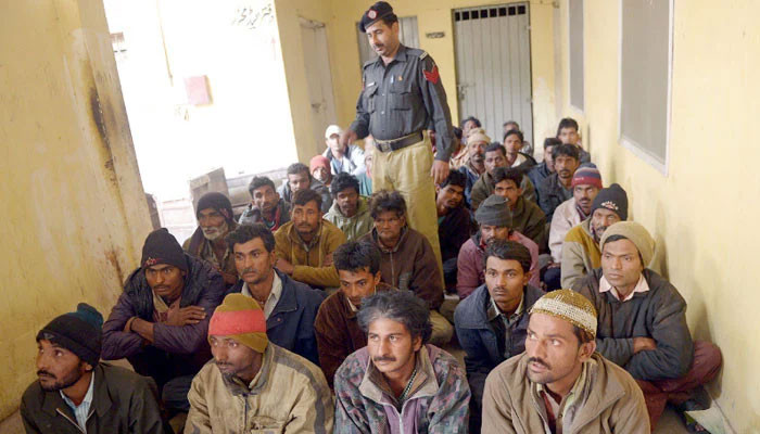 An Indian fisherman imprisoned in Karachi's Landhi Jail died