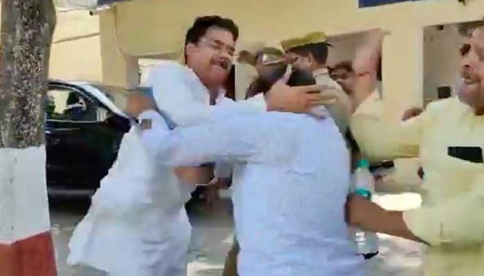 BJP leader's husband beaten up in Uttar Pradesh police station