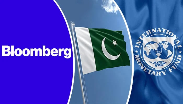 Bloomberg's contact with the IMF spokesperson on the issue of debt to Pakistan