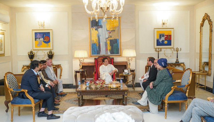 Canadian opposition leader meeting with Imran Khan