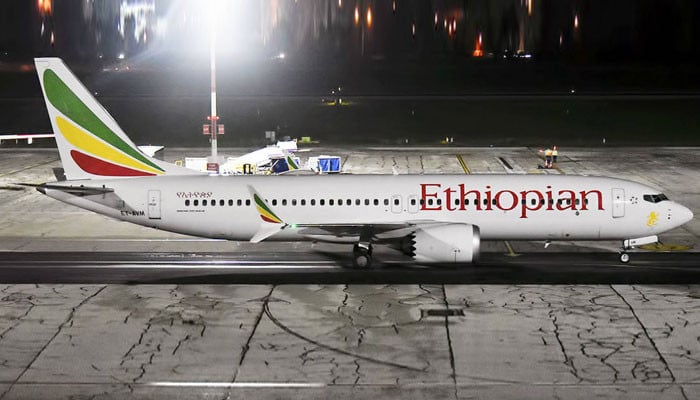 Ethiopian Air's first flight to Karachi after 19 years, welcomed by the Chief Minister