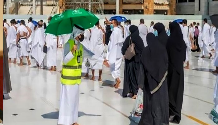 Extreme heat in Saudi Arabia, the temperature of Makkah is a record 44 degrees