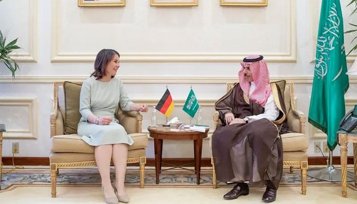 German counterpart meeting with Saudi Foreign Minister