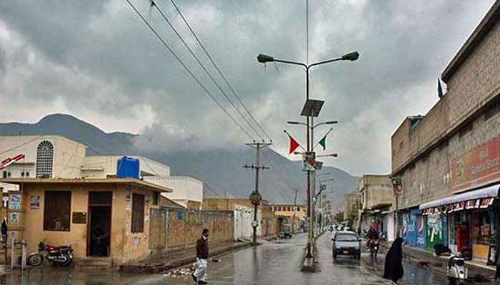 Heavy rain and hail in some districts of Balochistan