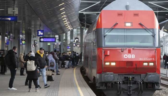 Hitler's speech played over the train's loudspeaker, leaving the passengers reeling