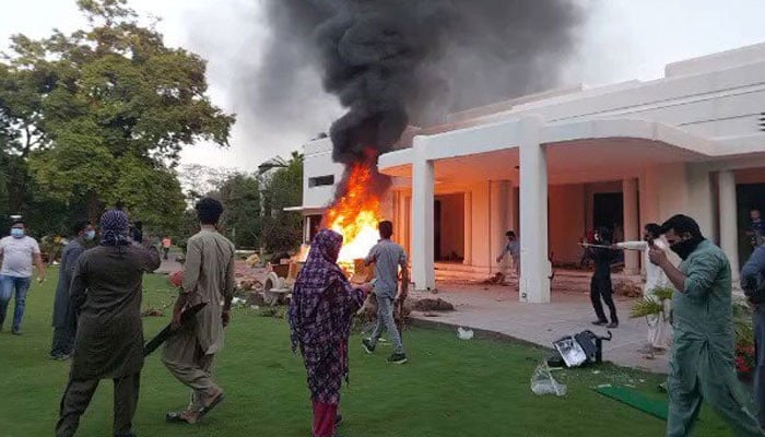 Identification of local PTI leader involved in attack on Jinnah House