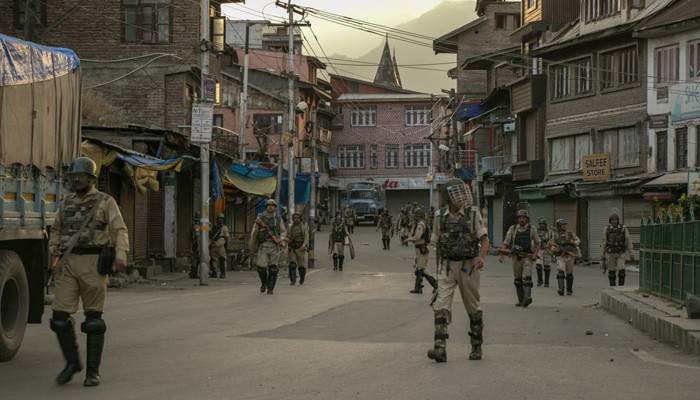 Indian forces raided 15 places in Occupied Kashmir