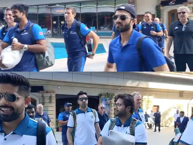 Pakistan and New Zealand teams reached Karachi