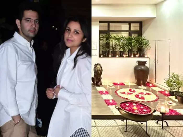 Parineeti Chopra and Raghav Chadha's engagement preparations in full swing, Priyanka Chopra also arrives