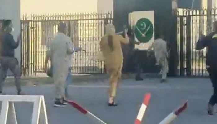 Photos of those who attacked GHQ Rawalpindi on May 9 released