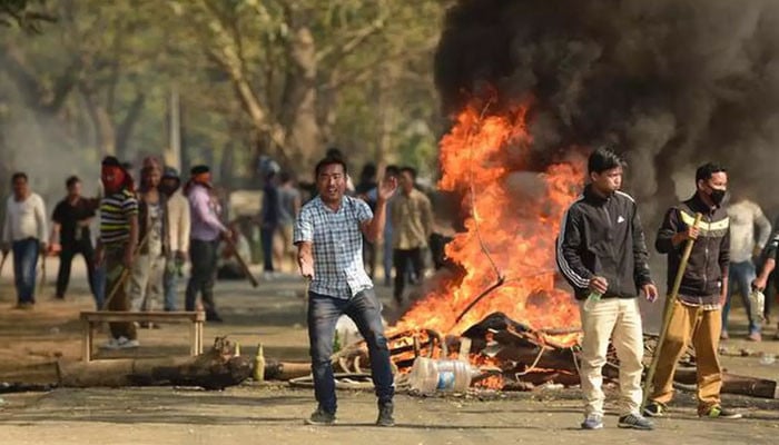 Protests intensified in Manipur, India