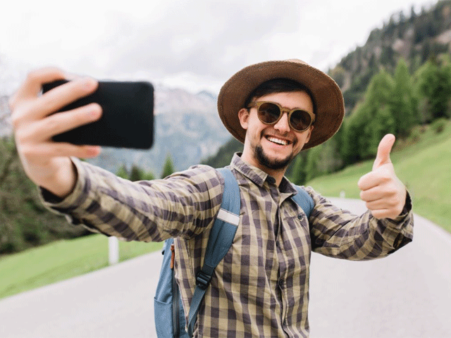 Selfies can be helpful to commemorate special moments