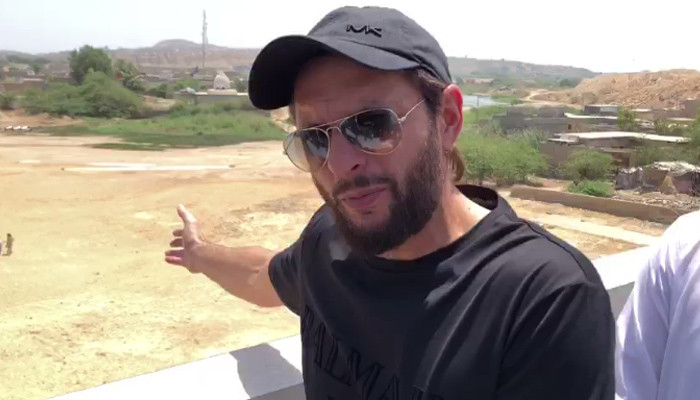 Shahid Afridi's appeal to the Sindh government regarding building a cricket academy in Karachi