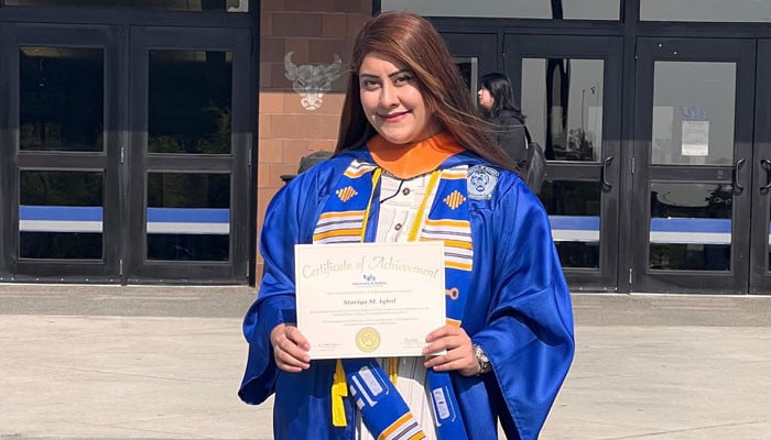 Sister of slain student Mashal Khan graduated from USA