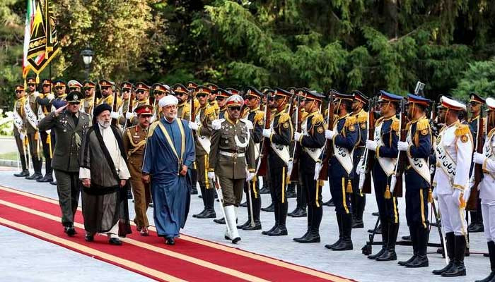 Sultan Haitham of Oman arrived in Tehran on a two-day official visit