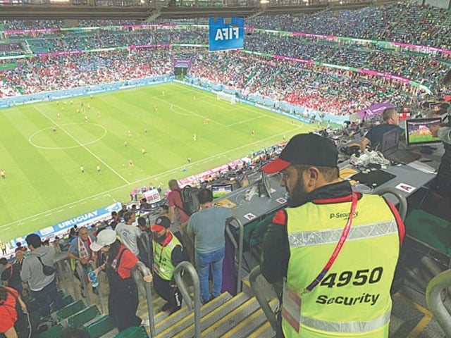 Two Pakistanis who did security guard duty in the FIFA World Cup are still in jail