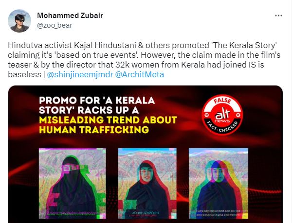 The release of the controversial anti-Islam film 'The Kerala Story' before the elections in India