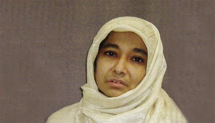 Prayer for Dr. Aafia Siddiqui at American Mosque, Dr. Fawzia, Senator Mushtaq's address Dr. Aafia Siddiqui—File photo