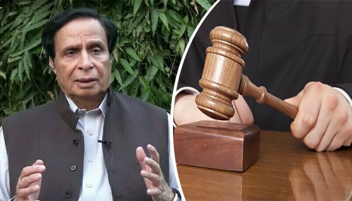 Arrested Parvez Elahi was produced in the court —File photo