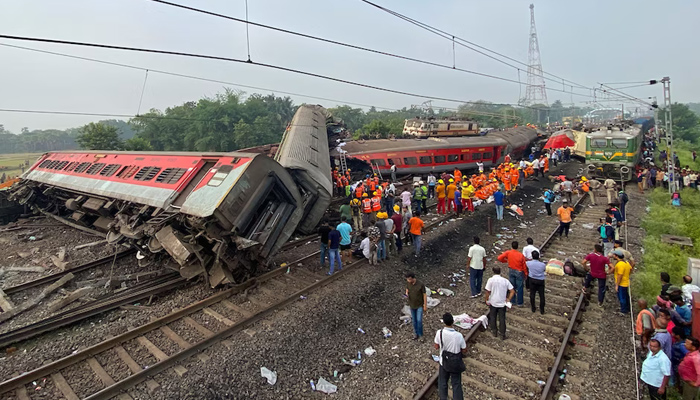 Train accident in India, death toll rises to 288 Photo courtesy of Indian Media