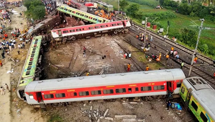 A day of mourning has been announced today after the horrific train accident in India Photo courtesy of Indian Media