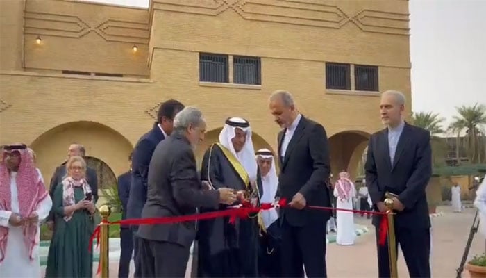 Official opening of Iranian embassy in Saudi Arabia after 7 years of closure Official opening of Iranian embassy in Saudi Arabia after 7 years of closure