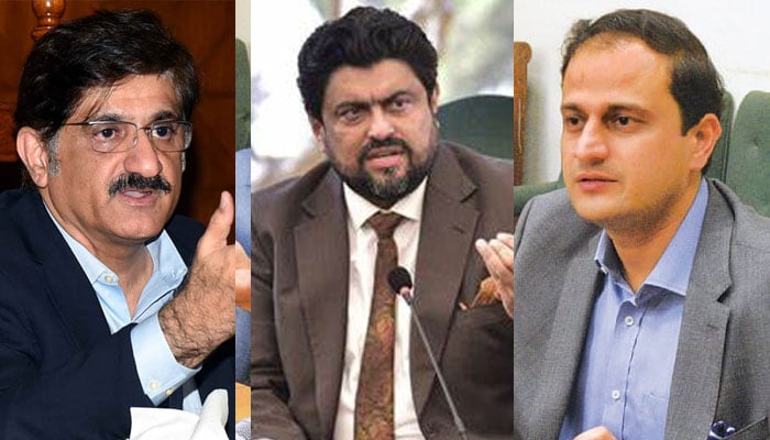 Murtaza Wahab, the candidate of the Chief Minister and Mayor of Karachi, met with the Governor of Sindh File photo
