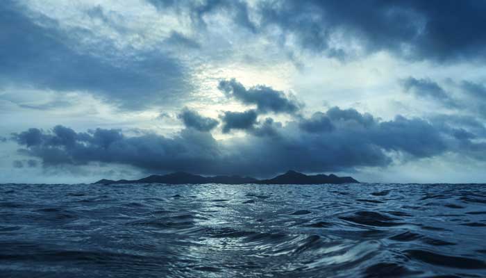 The storm in the Arabian Sea intensified Arabian Sea, file photo