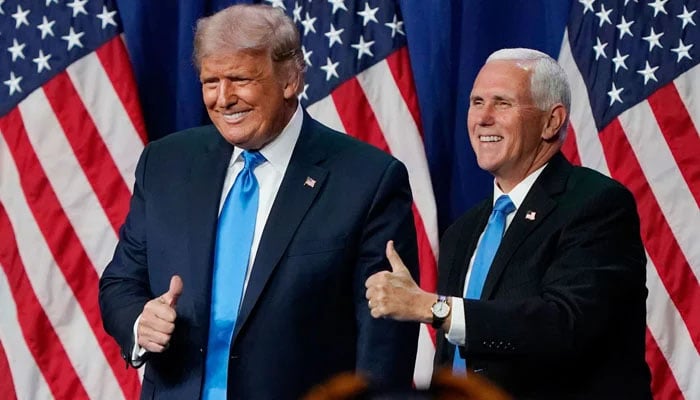 United States, Mike Pence, who is in the presidential election race, criticized Donald Trump File photo