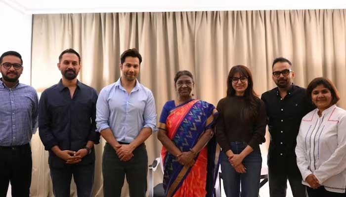 Citadel cast meets Indian President in Serbia