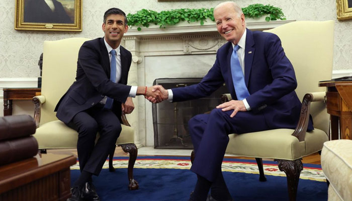 The announcement of a new strategic agreement between the United States and the United Kingdom social media