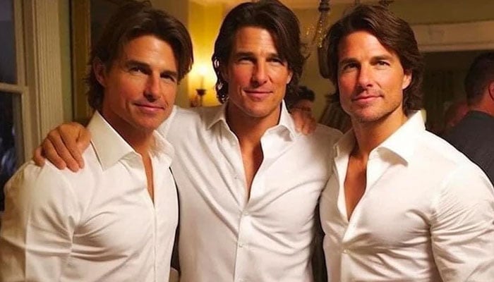 Internet users were stunned to see the picture of Tom Cruise's double man Photo courtesy of Social Media