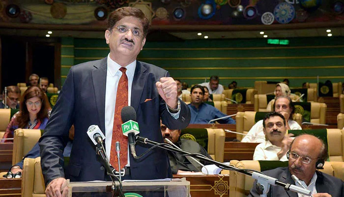 Sindh's overall budget for 2023-24 is proposed to be 2244 billion rupees File photo