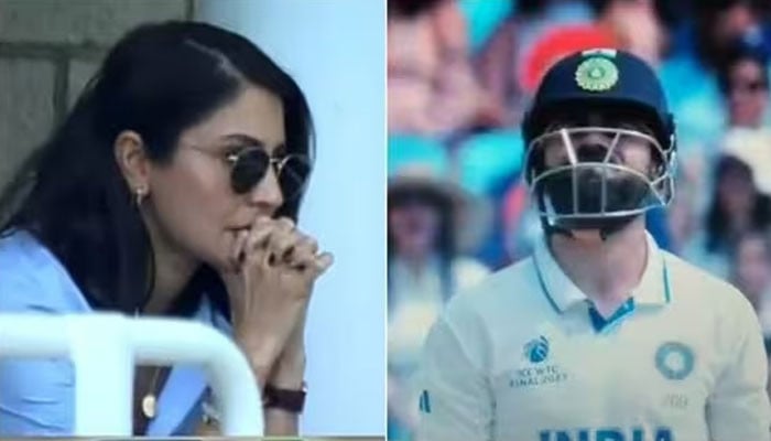 Anushka is shocked after Kohli's dismissal, the picture goes viral