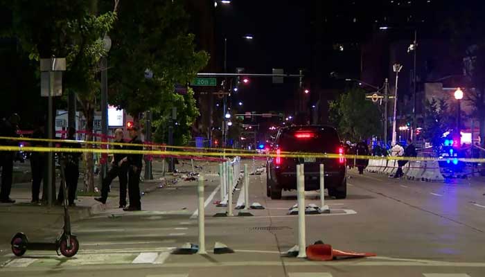 9 people were injured in the shooting in America, the condition of 3 is critical Thanks to CNN.