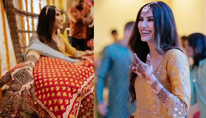 Sonali Segal shared mehndi pictures Sonali Segal shared mehndi pictures