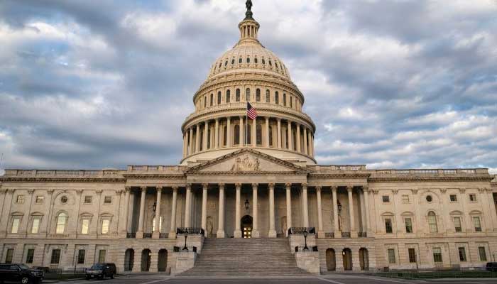 The US Capitol Hill building is where the Senate and the House of Representatives are located.
