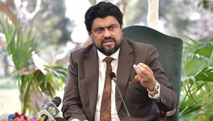 Sindh Governor Kamran Tesori meeting with Cylian who rang the 'Bell of Hope' File photo