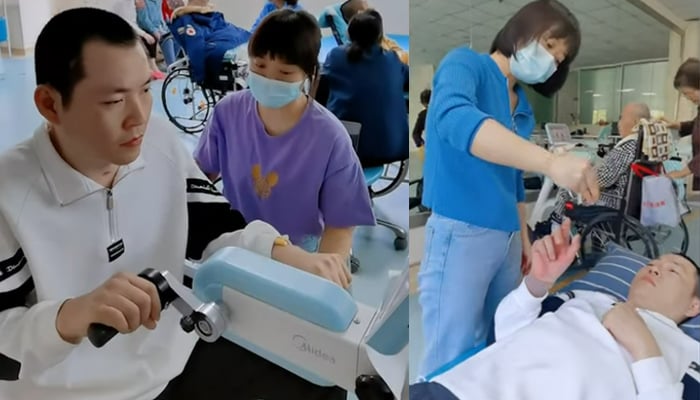 China, husband's decision to return millions in donations from wife after coming out of coma Photo courtesy of Chinese Media