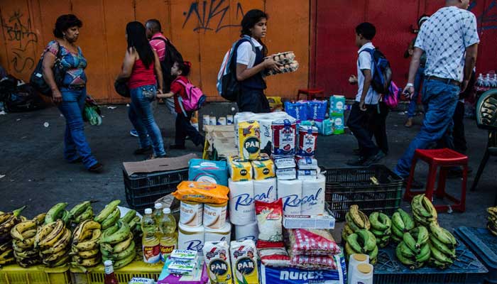 Venezuela became the most expensive country in the world, Pakistan at the sixth place A market in Venezuela.