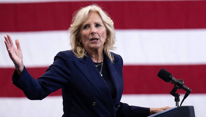 It's up to Americans to choose between Joe Biden and Trump, Jill Biden File photo