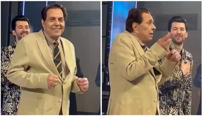 Dharmendra's dance at his grandson's wedding has gone viral on social media