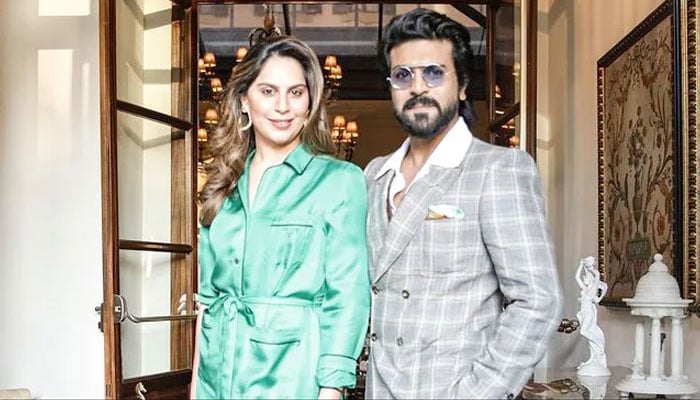 After 10 years, daughter was born to Ram Charan File photo