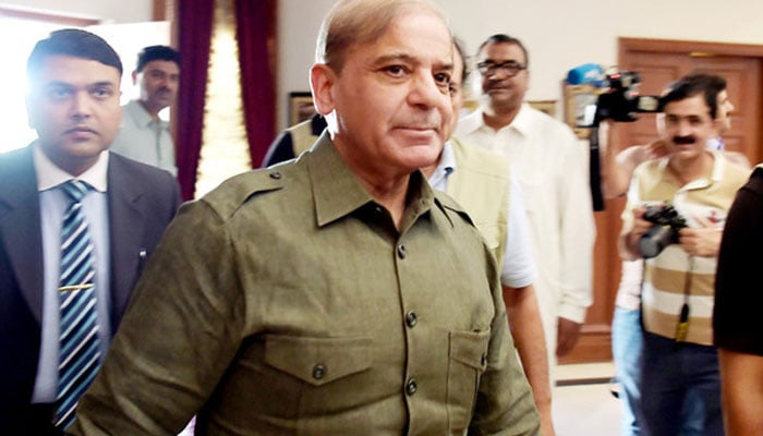 Prime Minister Shahbaz Sharif arrived in France File photo