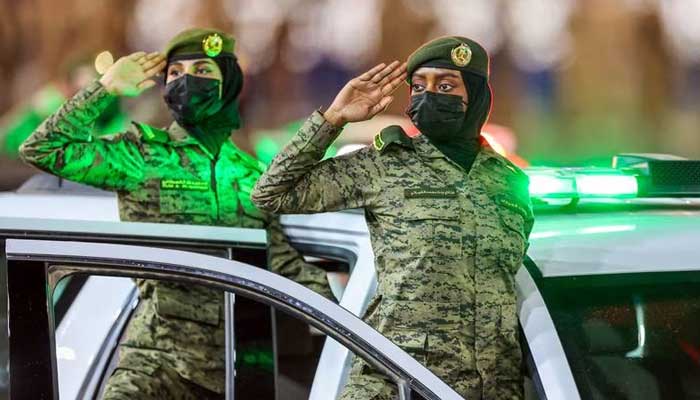 Haj preparations, Saudi security forces parade