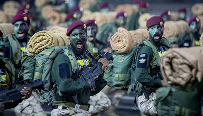 Haj preparations, Saudi security forces parade