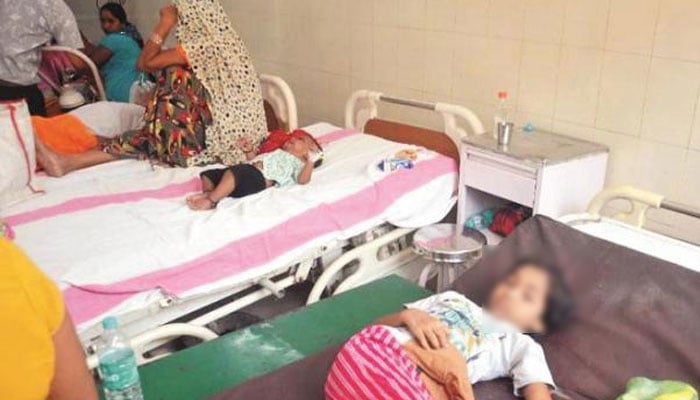 200 cases of diarrhea and heat stroke are being reported daily More than 200 patients are being reported daily in Mayo Hospital