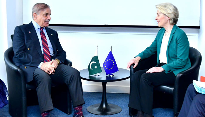 President of European Commission assured Prime Minister Shehbaz Sharif to further improve trade relations