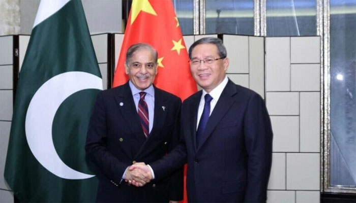 Pakistan and China Prime Ministers meet in Paris, agree to celebrate 10 years of completion of CPEC Pakistan and China Prime Ministers meet in Paris, agree to celebrate 10 years of completion of CPEC